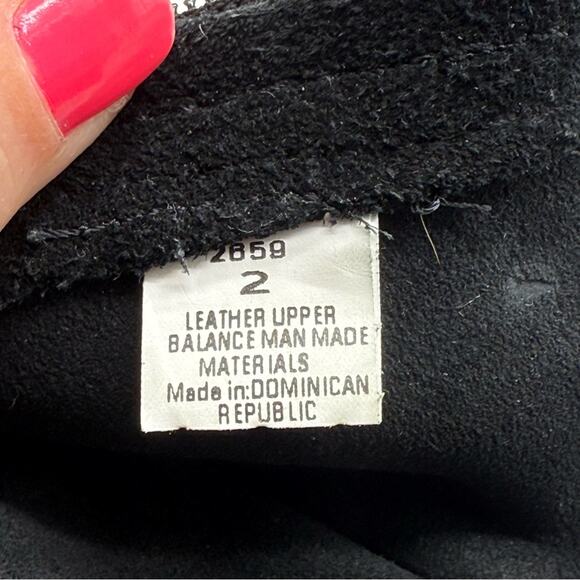 Minnetonka Black Moccasins with Mid-Calf Height and Fringe, Girls Size 2. - Picture 6 of 7